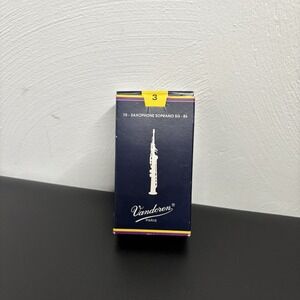 Vandoren Soprano‎ Saxophone Reeds Strength 3 Box of 4!! Open Box Reeds Sealed